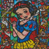 Snow White Disney Stained Glass Diamond Painting