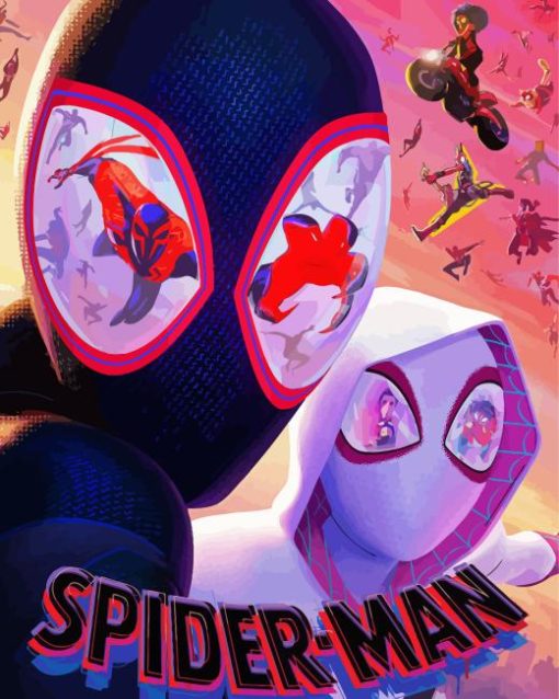 Spider Man Across The Spider Verse Diamond Painting