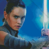 Star Wars Rey Diamond Painting