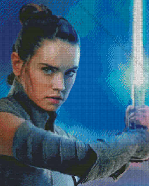 Star Wars Rey Diamond Painting