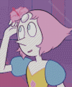 Steven Universe Young Of The Pearl Diamond Painting