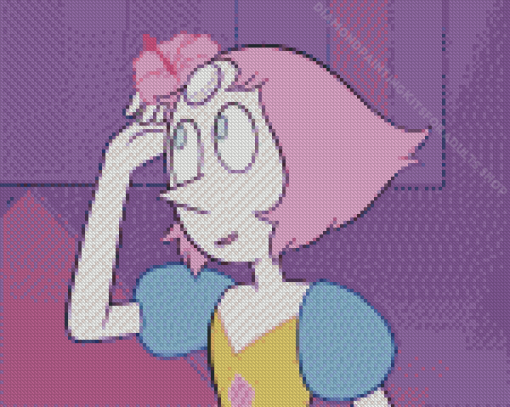 Steven Universe Young Of The Pearl Diamond Painting