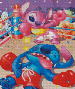 Stitch And Angel Diamond Painting