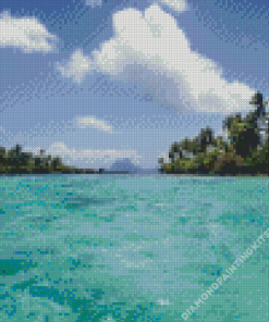 Tahaa Seascape Diamond Painting