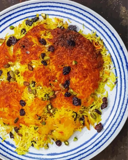 Tasty Tahdig Persian Rice Diamond Painting