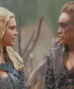 The 100 Characters Lexa And Clarke Diamond Painting