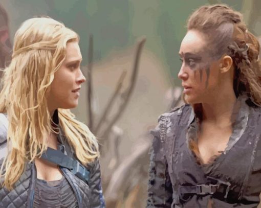 The 100 Characters Lexa And Clarke Diamond Painting