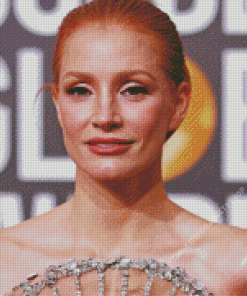 The American Actress Jessica Chastain Diamond Painting