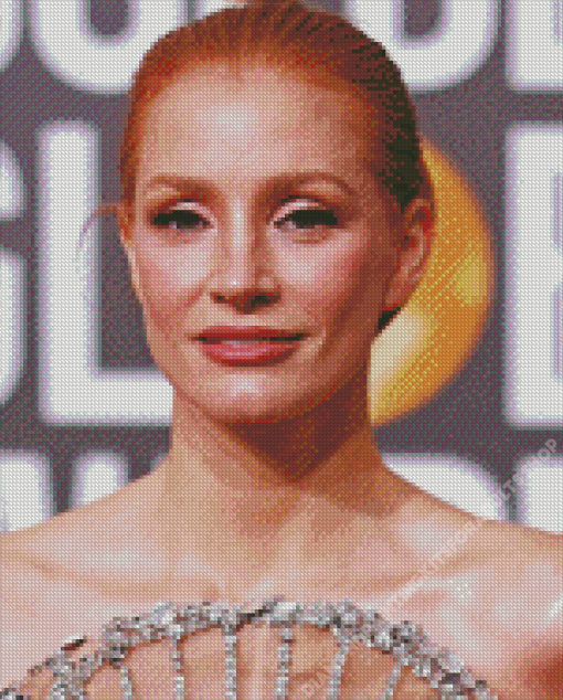 The American Actress Jessica Chastain Diamond Painting