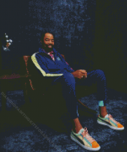 The American Basketballer Walt Frazier Diamond Painting