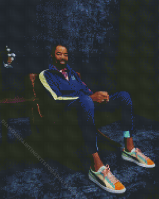 The American Basketballer Walt Frazier Diamond Painting