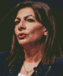 The French Politician Anne Hidalgo Diamond Painting