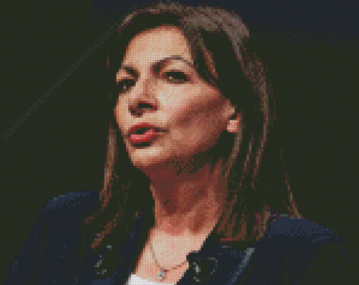 The French Politician Anne Hidalgo Diamond Painting