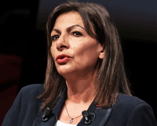 The French Politician Anne Hidalgo Diamond Painting