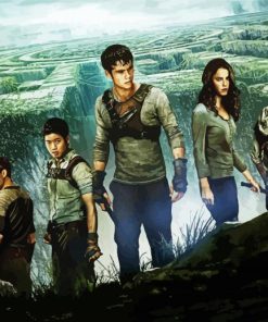 The Maze Runner Characters Diamond Painting