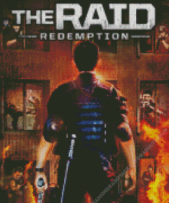 The Raid Poster Diamond Painting