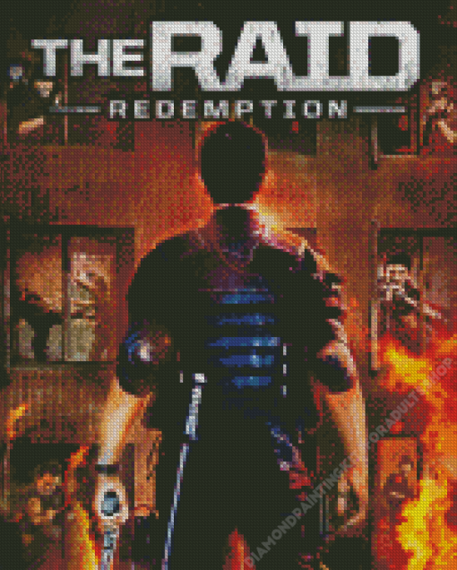 The Raid Poster Diamond Painting