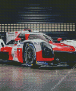 Toyota Hypercar Racing Car Diamond Painting