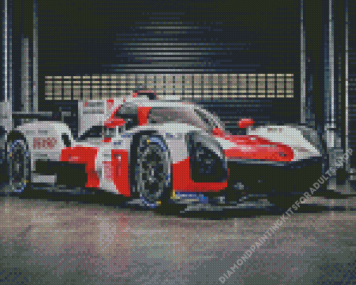 Toyota Hypercar Racing Car Diamond Painting