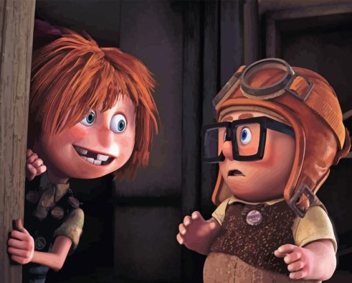 Up Characters Kid Carl Diamond Painting