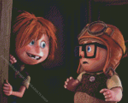 Up Characters Kid Carl Diamond Painting