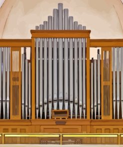 Vintage Pipe Organ Diamond Painting