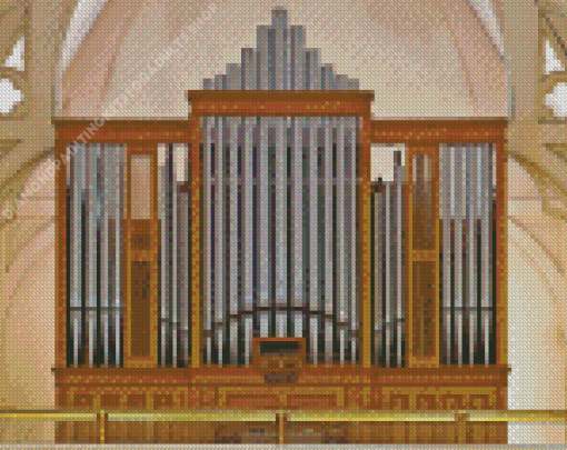 Vintage Pipe Organ Diamond Painting