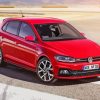 VW Polo GTI Red Car Diamond Painting