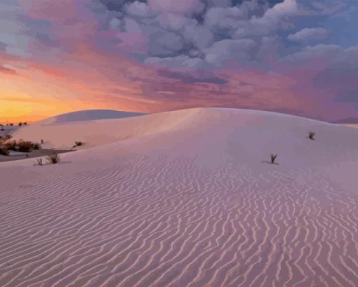 White Sands New Mexico Diamond Painting