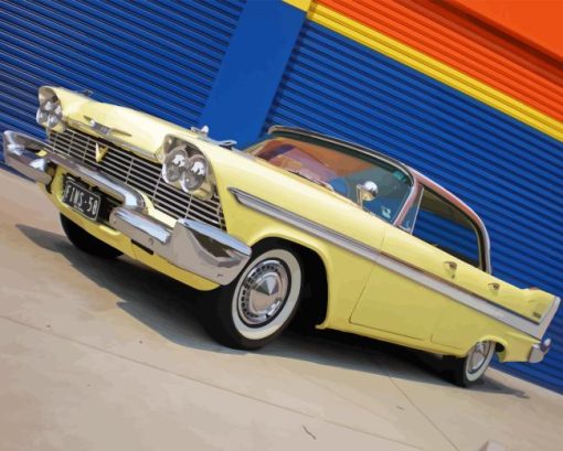 1958 Plymouth Belvedere Diamond Painting