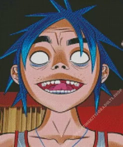 2 D gorillaz Diamond Painting