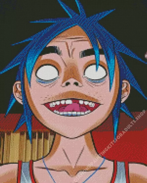 2 D gorillaz Diamond Painting