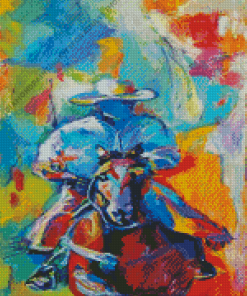 Abstract Cowboy Diamond Painting