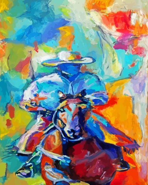 Abstract Cowboy Diamond Painting