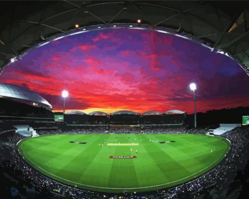 Adelaide Oval Sunset Diamond Painting