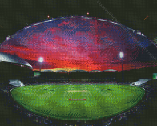 Adelaide Oval Sunset Diamond Painting