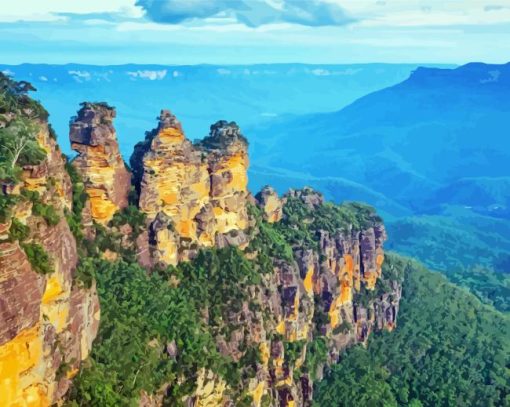 Australia Blue Mountains Diamond Painting