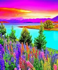 Beautiful Colorful Landscape Diamond Painting