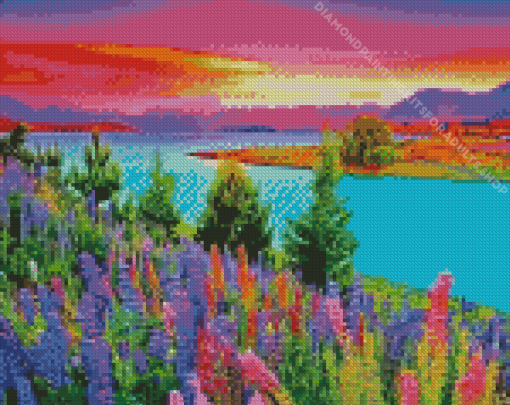 Beautiful Colorful Landscape Diamond Painting