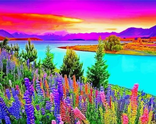 Beautiful Colorful Landscape Diamond Painting