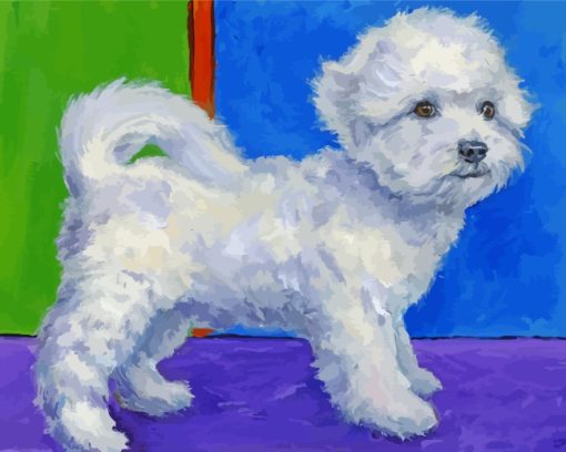 Bichon Frise Art Diamond Painting