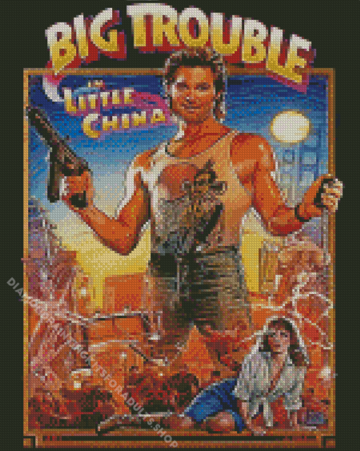 Big Trouble In Little China Poster Diamond Painting