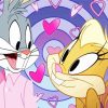 Bugs Bunny And Lola Cartoon Diamond Painting