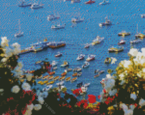 Catalina Island Harbour Diamond Painting