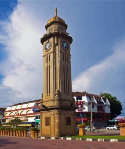 Clock Tower Sungai Petani Diamond Painting