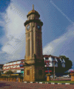 Clock Tower Sungai Petani Diamond Painting