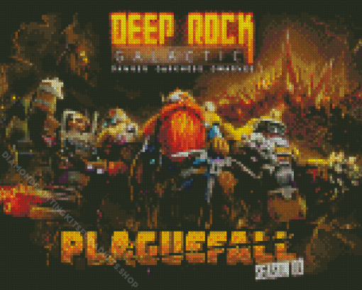 Deep Rock Poster Diamond Painting