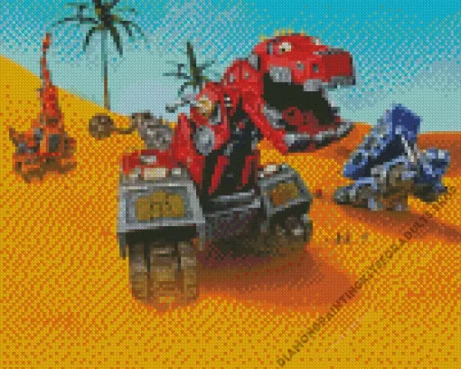 Dinotrux Diamond Painting