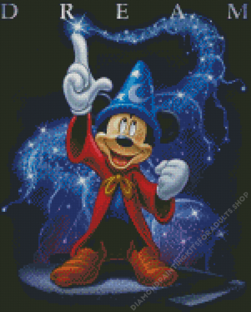 Disney Fantasia Mickey Mouse Diamond Painting