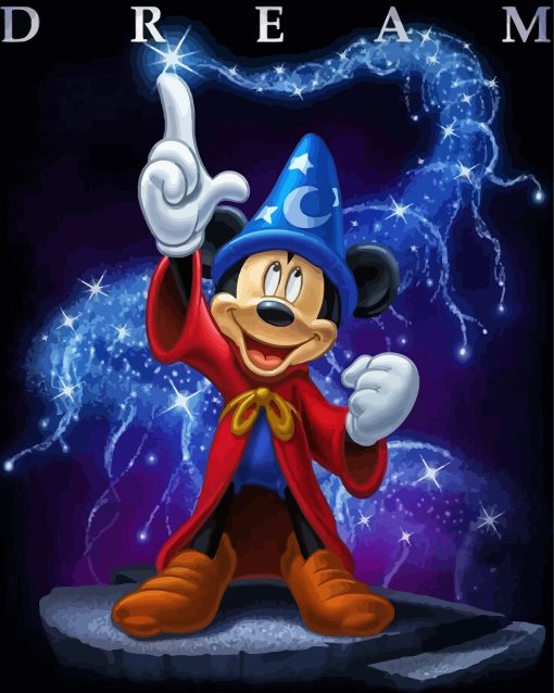 Disney Fantasia Mickey Mouse Diamond Painting